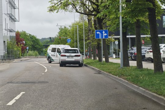 Skaudi nelaimė Vilniuje – automobilis partrenkė staiga į gatvę išbėgusį berniuką