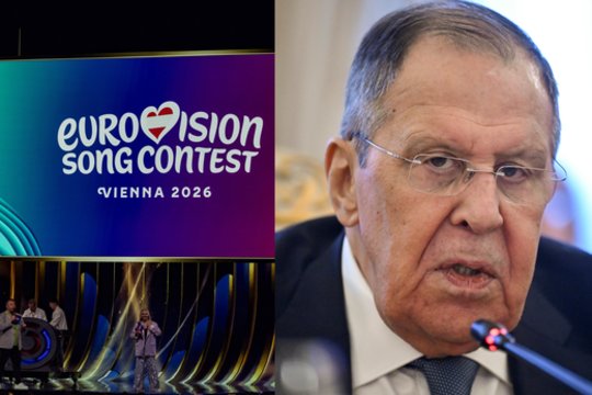 Po užuominų apie galimą Rusijos sugrįžimą į „Euroviziją“ – aštri S. Lavrovo reakcija