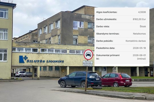 Šilutės ligoninė ieško direktoriaus: paviešino būsimą algą