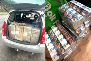 Ne kartą už kontrabandines cigaretes baustas kaunietis sučiuptas ir vėl