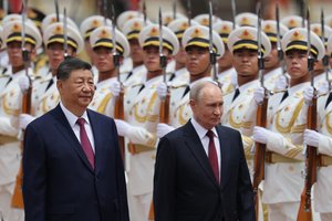 Kinijos vadovas priėmė V. Putiną