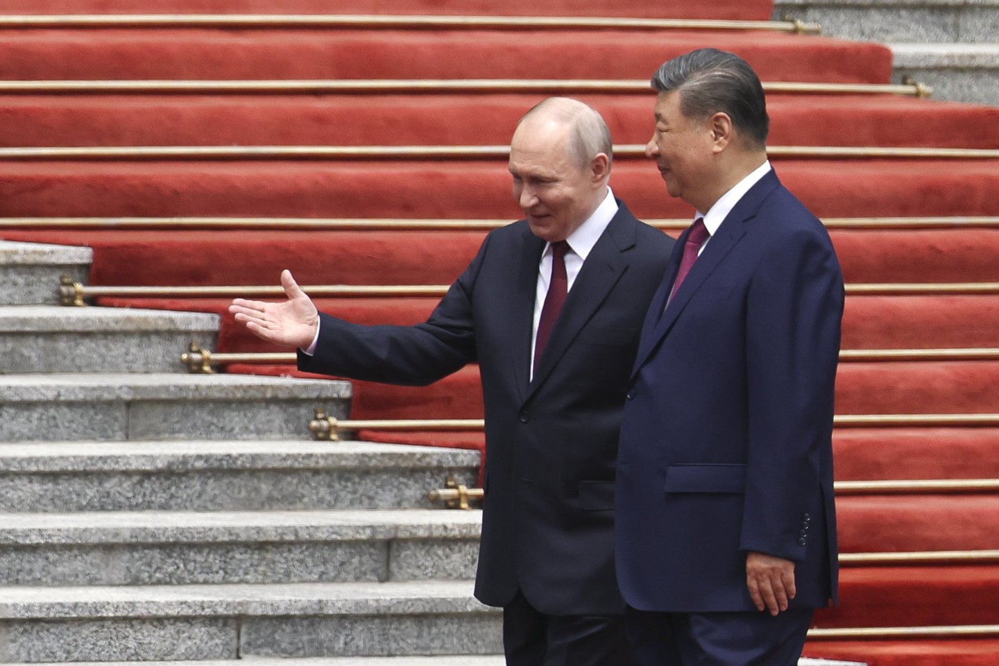 Kinijos vadovas priėmė V. Putiną<br>EPA-ELTA nuotr.