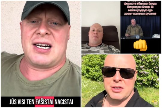 „TikTok“ siautėjęs aršus Vilniaus „vatnikas“ klimpsta vis giliau