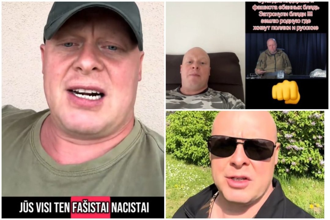 „TikToke“ siautėjęs aršus Vilniaus „vatnikas“ klimpsta vis giliau