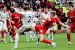 Aston Villa Europos lygos finale laimėjo taurę, įveikė Freiburg atstovus.<br> EPA/ELTA nuotr.