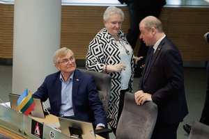 Vos prieš mėnesį Seime prisiekusi V. Targamadzė nuo demokratų sprunka pas „socdemus“, ketina išstoti iš partijos