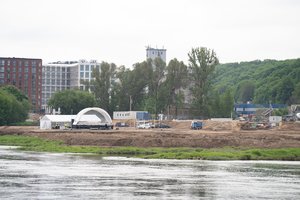 Kaune sparčiai kyla vienas ambicingiausių projektų Lietuvoje: vaizdai statybvietėje jau stebina
