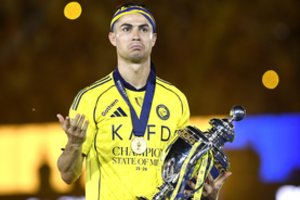 C. Ronaldo laukimas baigėsi – iškovojo pirmąjį titulą Saudo Arabijoje