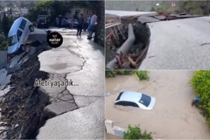 Turkijos pietuose – pražūtingi potvyniai: griuvo keliai ir namai, yra žuvusių