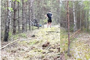 Pasieniečiams įkliuvo su krūva pinigų iš Lietuvos į Baltarusiją sprukti pasiruošęs Lenkijos pilietis