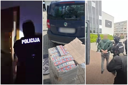 Atskleidė pribloškiančius faktus apie operaciją prieš kontrabandininkus: sulaikė 10 policininkų, kratos – ir komisariate 