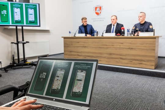 VRM ministras: dėl fiksuotų programėlės „LT72“ sutrikimų bus suburta darbo grupė