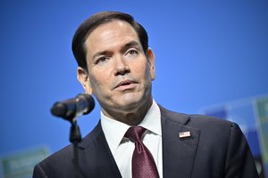 M. Rubio NATO susitikime: JAV dalinių perkėlimai nėra bausmė