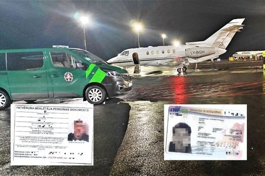 Į Milaną išskristi prieglobsčio „prašytojui“ nepavyko – pasieniečiai grąžins jį latvių kolegoms