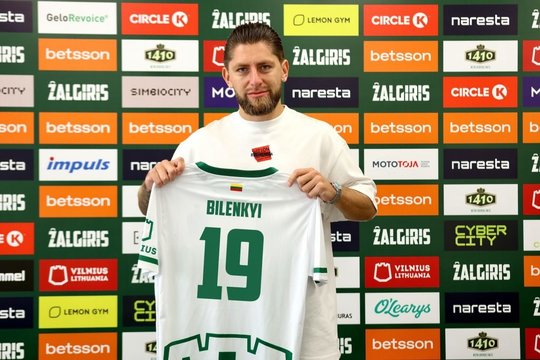 Vilniaus „Žalgirį“ iš duobės bandys tempti naujokas iš Ukrainos