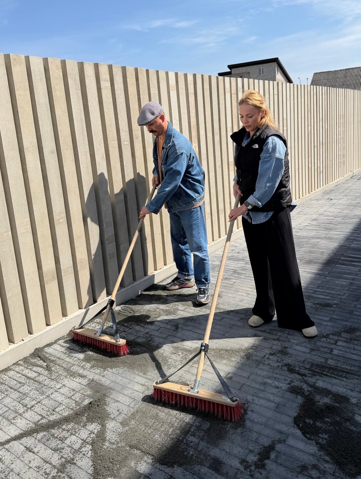 Goda Alijeva parodė naują savo namą: „Mėgstu rėkti, o čia bent niekas negirdi“. <br> Pr. siuntėjo nuotr.