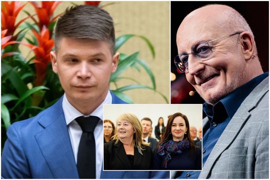 Laidoje – karšta A. Valinsko ir M. Katelyno žodžių dvikova: „Klausykit, nekniskit jūs proto“