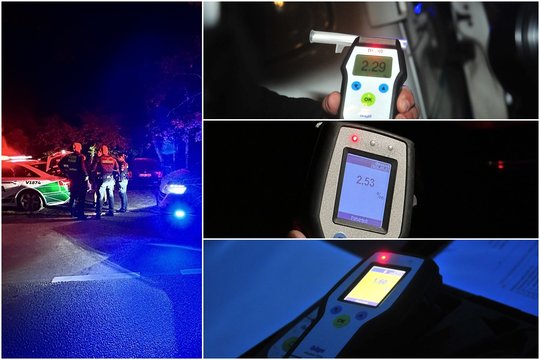 Šalies keliuose nieko naujo – per parą pradėta dar 15 ikiteisminių tyrimų girtiems vairuotojams