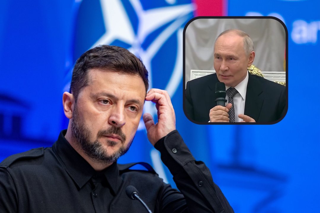 Po brutalaus rusų išpuolio – V. Zelenskio reakcija: pasišaipė iš V. Putino