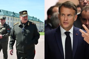 Atskleidė A. Lukašenkos ir E. Macrono pokalbio detales