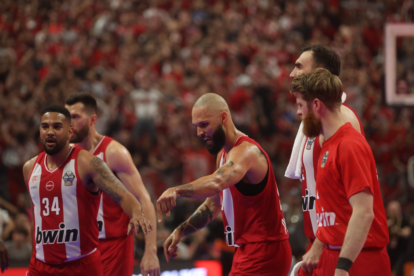 Eurolygos finalas: Madrido „Real“ – Pirėjo „Olympiakos“.<br>EPA/ELTA nuotr.