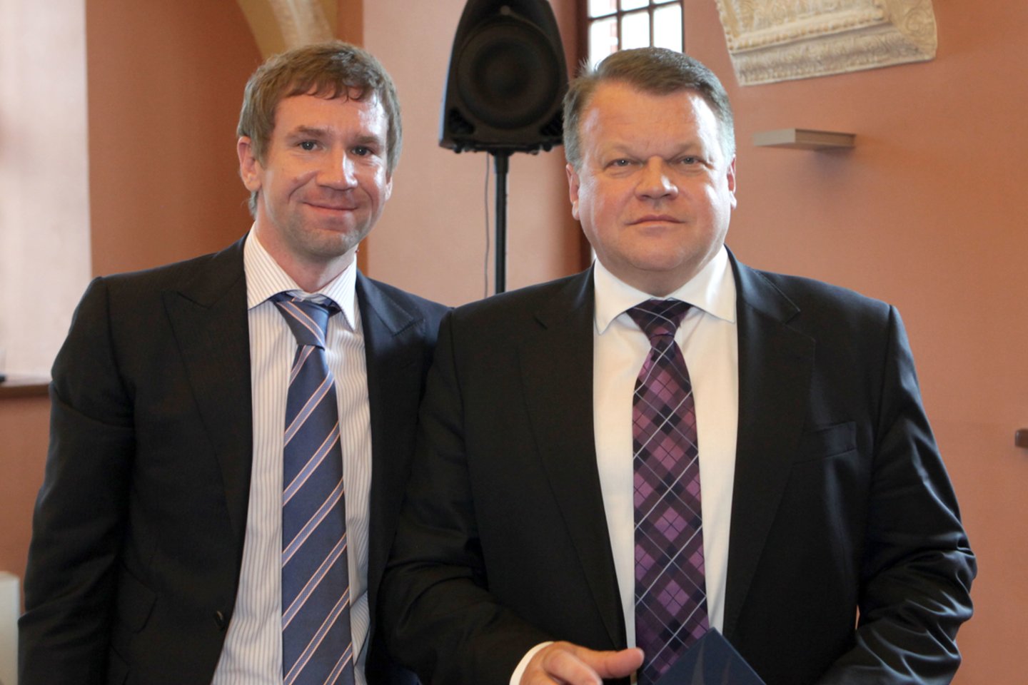 V. Antonovas ir R. Baranauskas.<br>P.Lileikio nuotr.