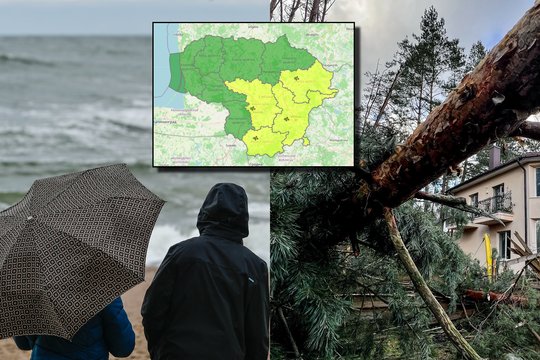 Meteorologai išplatino pavojingus įspėjimus šių miestų gyventojams: kur bus nemaloniausia