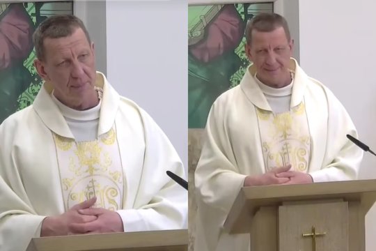 Plinta Lietuvoje garsaus kunigo įrašas: be užuolankų rėžė skaudžią tiesą