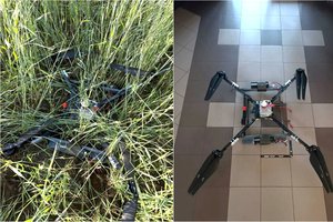 Šalčininkų r. pasieniečiai priverstinai nutupdė iš Baltarusijos įskridusį savadarbį droną