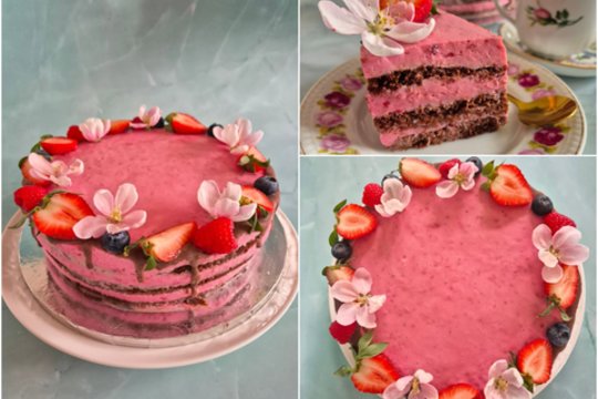 Tortas „Šokoladinė avietė“ tiesiog ištirps burnoje: skonis užburs nuo pirmo kąsnio
