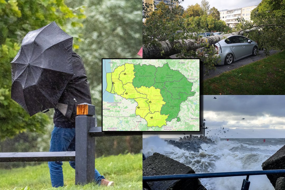 Naujausia meteorologų žinia: šiems miestams – pavojingi perspėjimai
