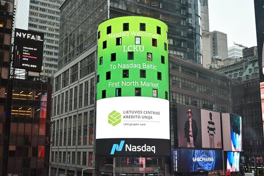 Lietuvos centrinė kredito unija pirmą kartą įtraukta į „Nasdaq Baltijos First North“ rinką