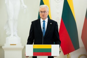 G. Nausėda prakalbo apie skelbtą oro pavojų Kaliningrade