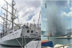 „Kodėl jie tai padarė? Juk romo ten nebebuvo!“ – rusai smogė į ukrainiečių burlaivį