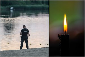 Iš tvenkinio Raseinių r. ugniagesiai ištraukė skenduolį