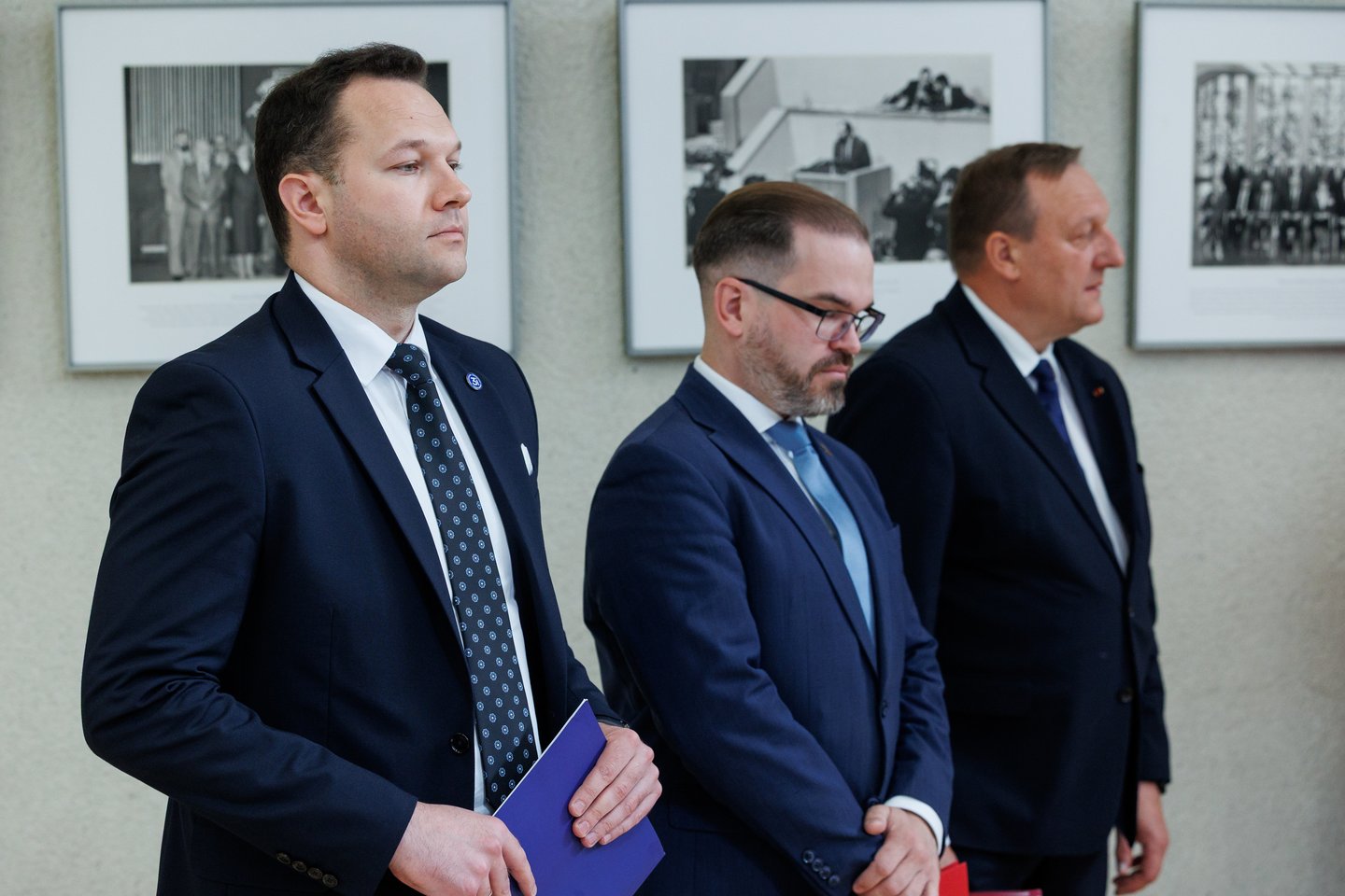 Ministrų susitikimas Vyriausybėje dėl Registrų centro situacijos.<br> T. Bauro nuotr.