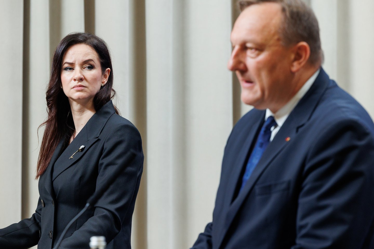 Ministrų susitikimas Vyriausybėje dėl Registrų centro situacijos.<br> T. Bauro nuotr.