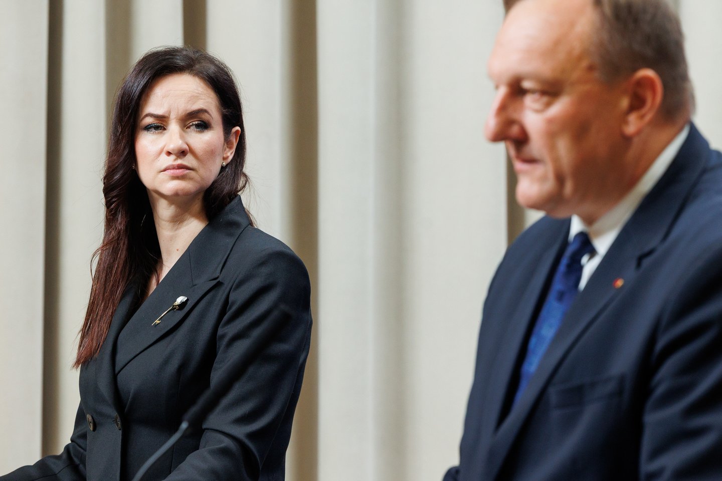 Ministrų susitikimas Vyriausybėje dėl Registrų centro situacijos.<br> T. Bauro nuotr.