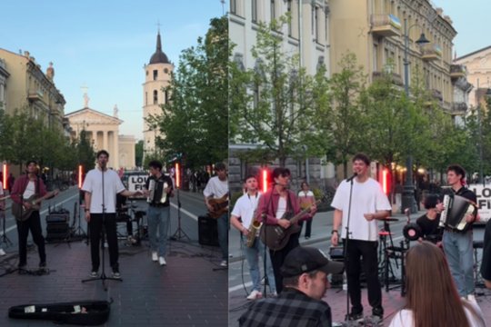 Rusų kalba skambėjusios dainos Vilniaus centre įplieskė žmonių įtūžį