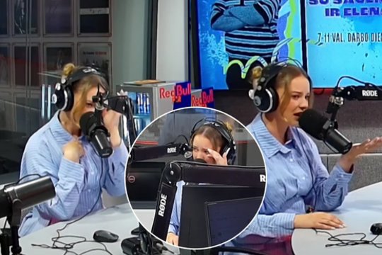 Radijo eteryje Elena Karalienė nesuvaldė emocijų: skruostais riedėjo ašaros