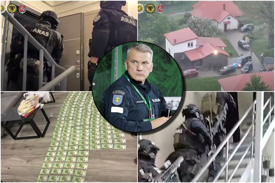 „Jie bus priešai“: po didžiulės pareigūnų operacijos – griežtas generalinio komisaro verdiktas