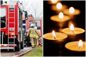 Po tragiškos ugniagesio mirties – ypatingas pagarbos gestas visoje Lietuvoje