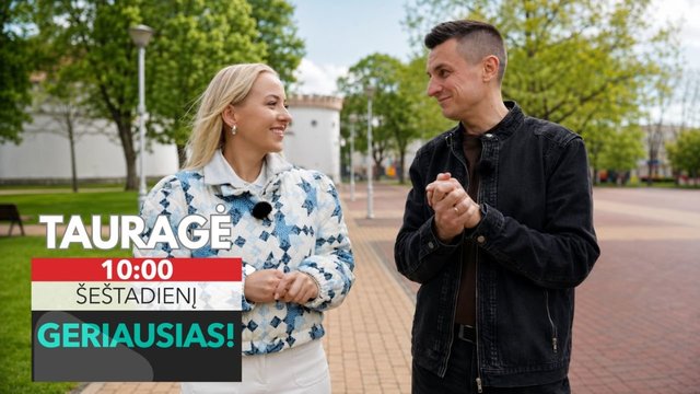 „Geriausias“. Vaškelevičius ir Briga Po leidosi į skonių kelionę po Tauragę 
