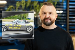 Stano vardas – ant abiturientų automobilio: reakcija prajuokino tūkstančius