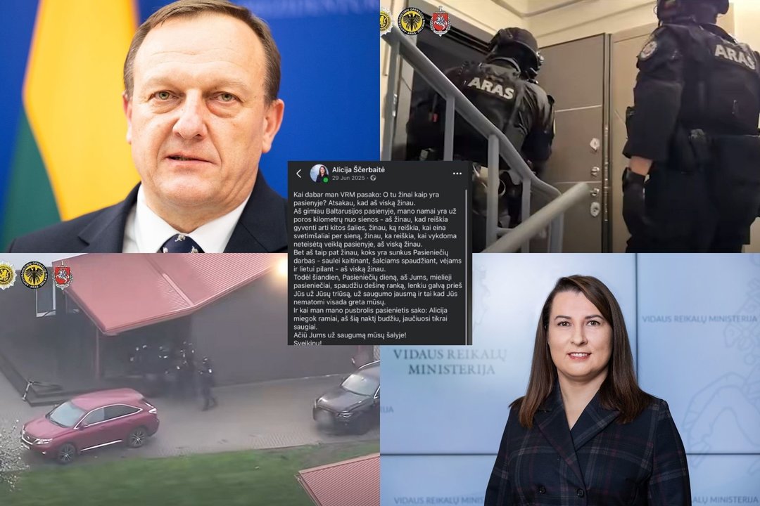 Įkliuvusio pasieniečio ryšiai vedė į ministeriją: jo giminaitė – ministro V. Kondratovičiaus komandoje