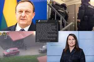 Įkliuvusio pasieniečio ryšiai vedė į ministeriją: jo giminaitė – ministro V. Kondratovičiaus komandoje