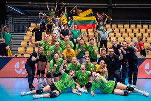 Įspūdingas sugrįžimas: Lietuvos moterų tinklinio rinktinė Danijoje nugalėjo favorites