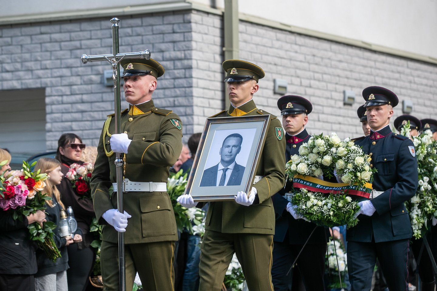 Atsisveikinimas su J. Šuklinu.<br>O. Gurevičiaus/ELTA nuotr.