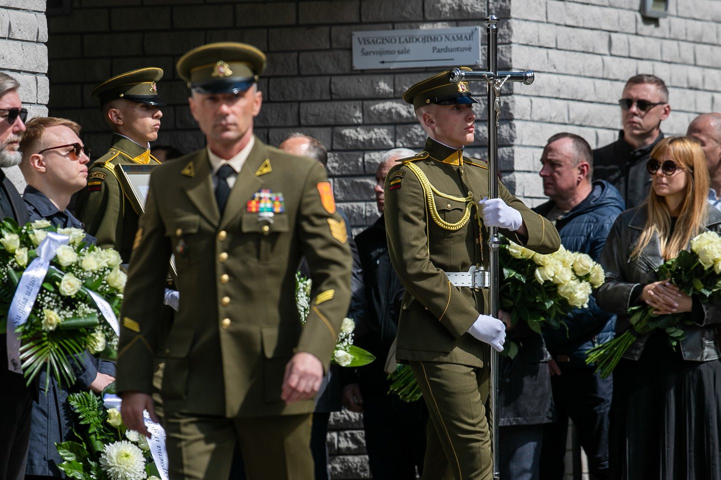 Atsisveikinimas su J. Šuklinu.<br>O. Gurevičiaus/ELTA nuotr.