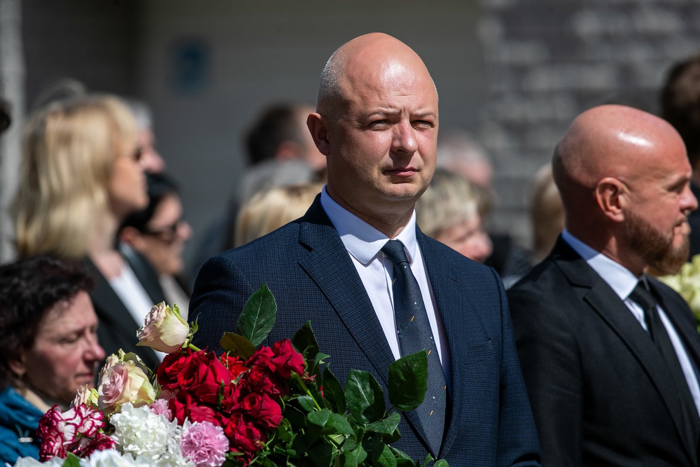 Atsisveikinimas su J. Šuklinu.<br>O. Gurevičiaus/ELTA nuotr.